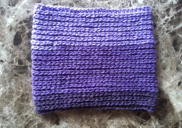 Crochet Knit Look Neck Warmer, Free Pattern