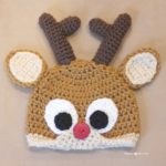 crochet hat pattern, winter crochet hat pattern, kids hat patterns, free crochet reindeer hat pattern, christmas crochet patterns