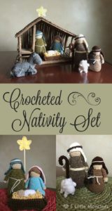 crochet nativity set, free crochet pattern for nativity scene