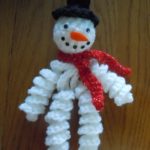 crochet snowman, curly snowman crochet pattern, free snowman crochet pattern, free christmas crochet patterns