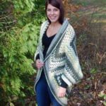 crochet, crochet granny shrug, modern granny shrug