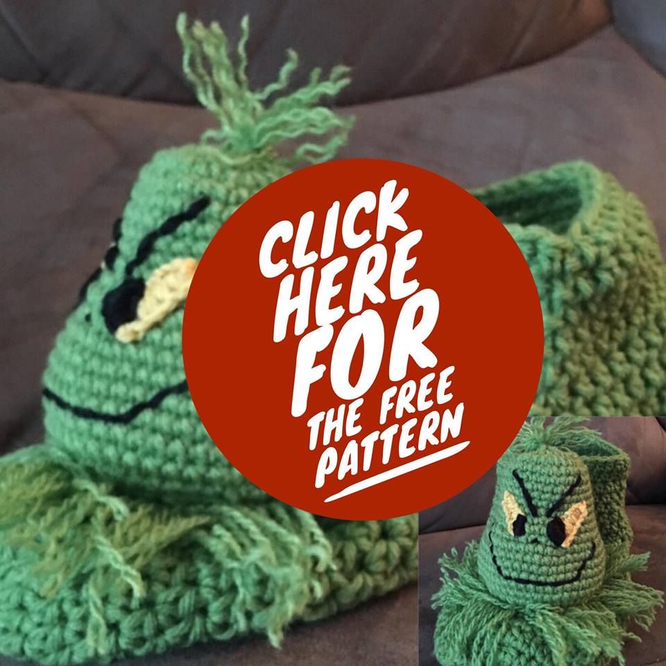 free grinch pattern button