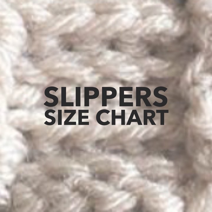 slippers-size-chart