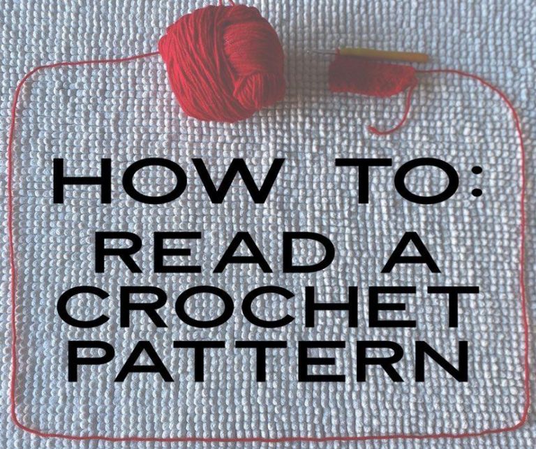 How To Read A Crochet Pattern - DIY From Home Crochet