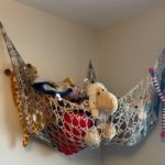 crochet toy hammock, toy hammock, toy storage, crochet decor, crochet home decor