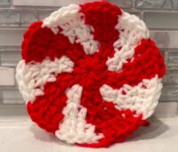 peppermint, crochet peppermint pattern, free crochet pattern, how to crochet a peppermint swirl