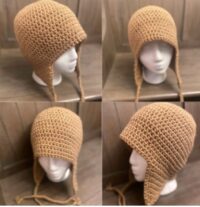 crochet beanie, crochet beanie pattern, beanie with earflaps, how to crochet a beanie with earflaps